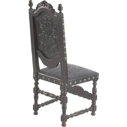 Peninsula Home Tooled Leather Dining Chair Del Rey