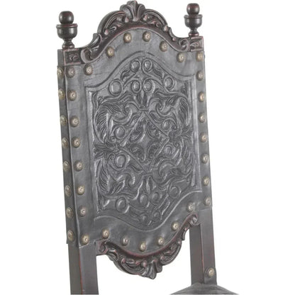 Peninsula Home Tooled Leather Dining Chair Del Rey