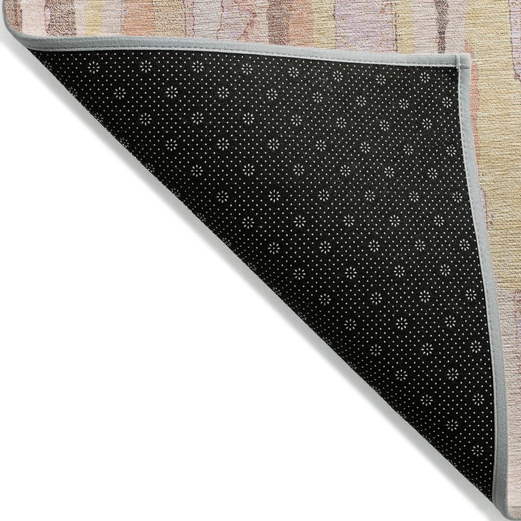 LOOMLAN Rugs Torra Pink Washable Indoor-Outdoor Rug