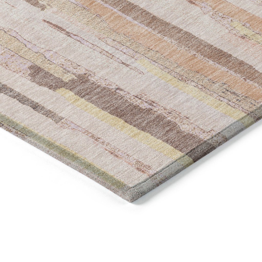 LOOMLAN Rugs Torra Pink Washable Indoor-Outdoor Rug