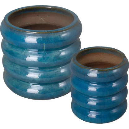 Torus Round Ceramic Planter - LOOMLAN - Emissary - Planters