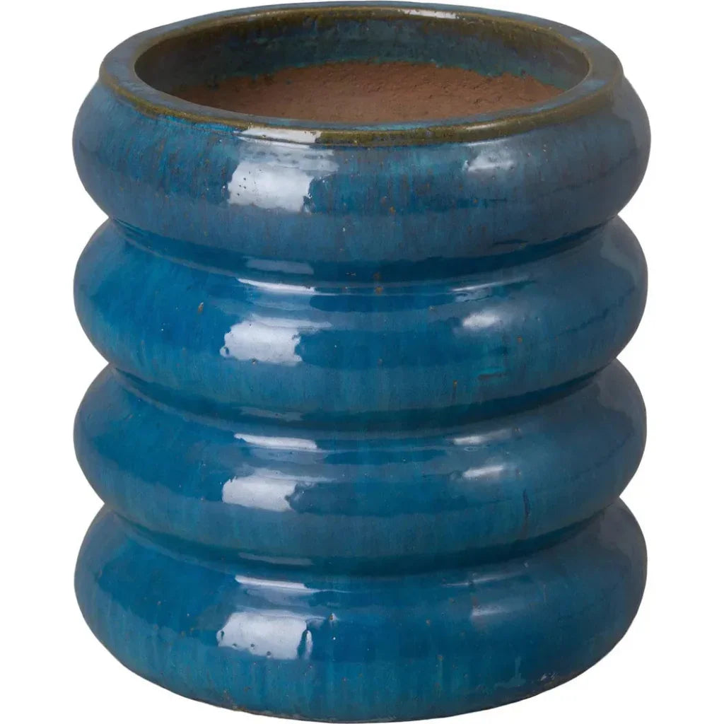 Torus Round Ceramic Planter