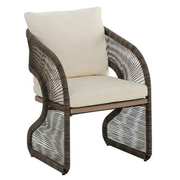 SUNPAN Toulon Dining Chair Stinson Cream Outdoor