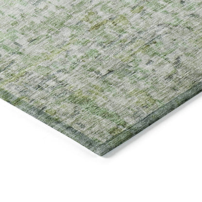 LOOMLAN Rugs Tova Green Washable Indoor-Outdoor Rug