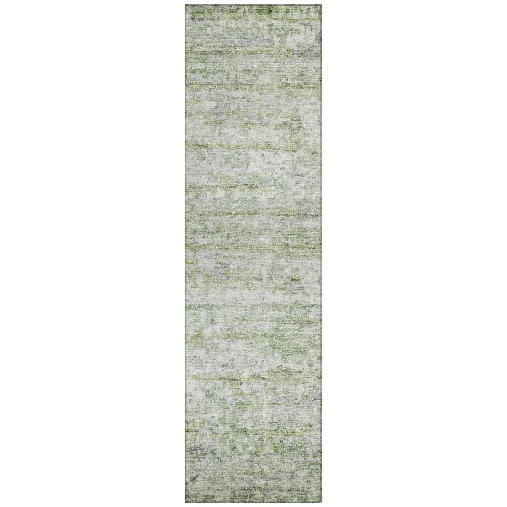 LOOMLAN Rugs Tova Green Washable Indoor-Outdoor Rug