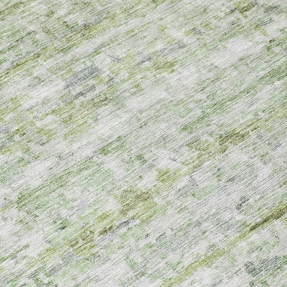 LOOMLAN Rugs Tova Green Washable Indoor-Outdoor Rug