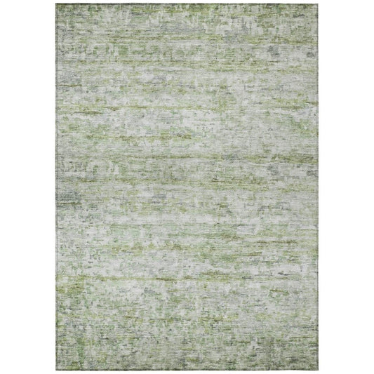 LOOMLAN Rugs Tova Green Washable Indoor-Outdoor Rug