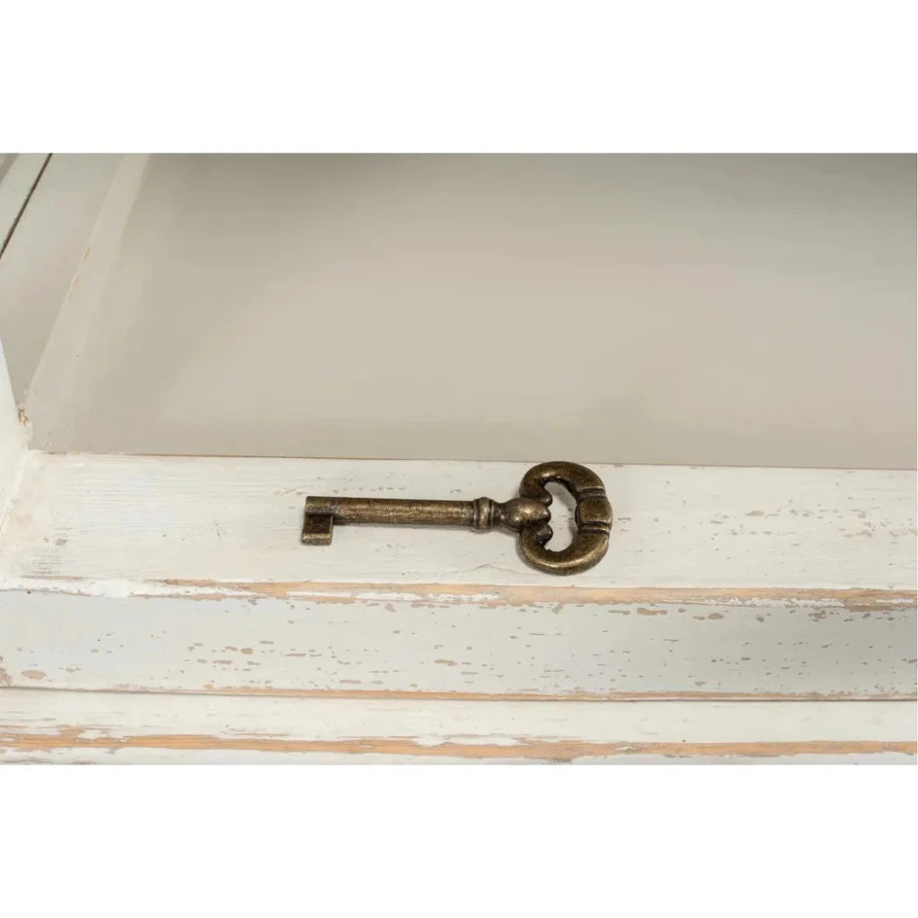 Tower Bookcase Curio Cabinet Glass Doors - LOOMLAN - Sarreid - Buffets & Curios