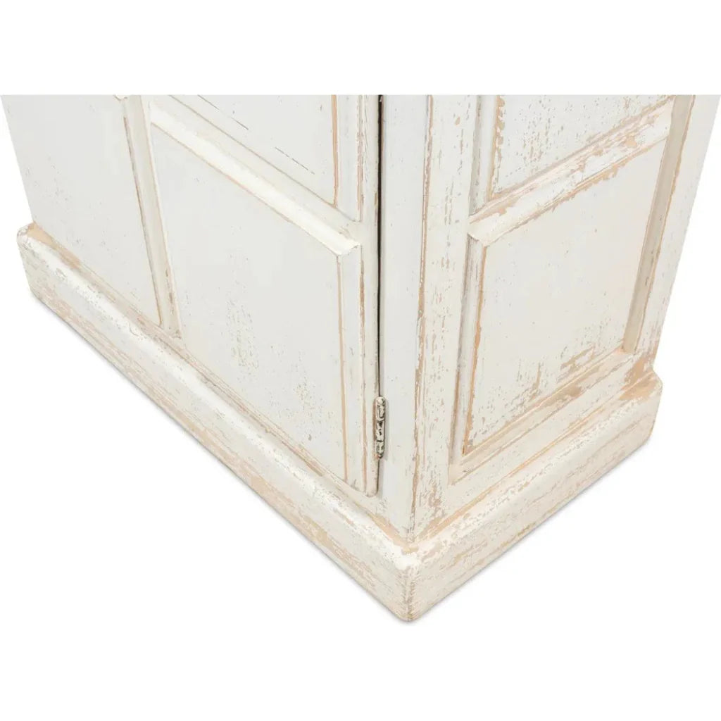 Tower Bookcase Curio Cabinet Glass Doors - LOOMLAN - Sarreid - Buffets & Curios