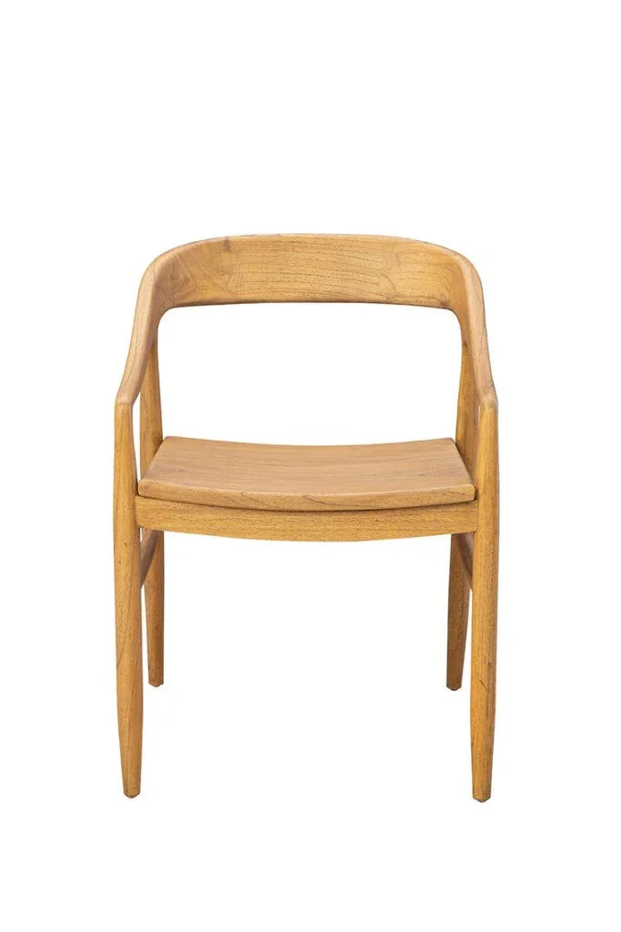 Townsend Natural Wooden Arm Chair - LOOMLAN - Furniture Classics - Accent Chairs