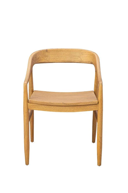 Townsend Natural Wooden Arm Chair - LOOMLAN - Furniture Classics - Accent Chairs