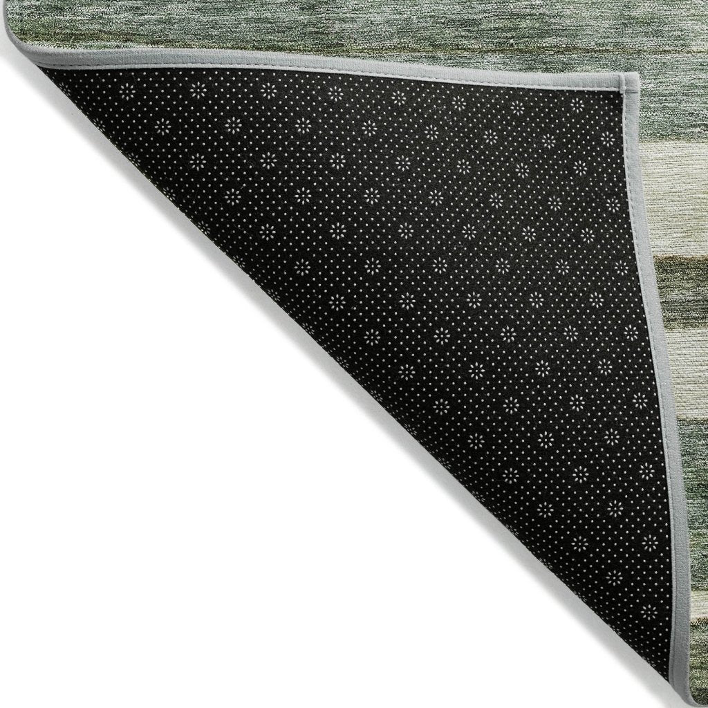 LOOMLAN Rugs Tramma Green Washable Indoor-Outdoor Rug