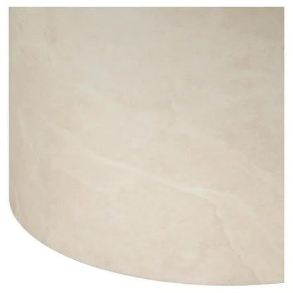 Travertino Concrete Rnd Outdoor Dining Table - LOOMLAN - Sunset West - Outdoor Dining Tables