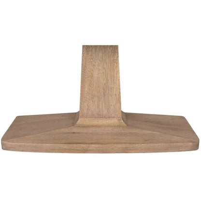 Noir Travis Wood Rectangle Dining Table