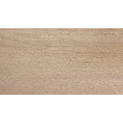 Noir Travis Wood Rectangle Dining Table
