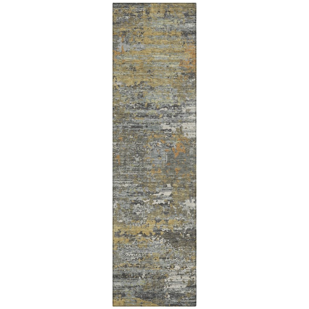 LOOMLAN Rugs Trazia Gold Washable Indoor-Outdoor Rug