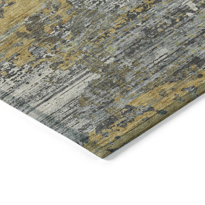 LOOMLAN Rugs Trazia Gold Washable Indoor-Outdoor Rug