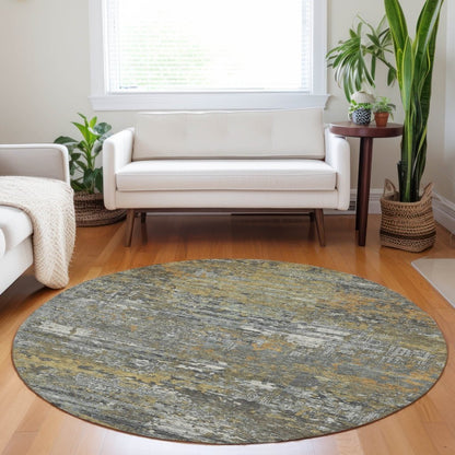 LOOMLAN Rugs Trazia Gold Washable Indoor-Outdoor Rug