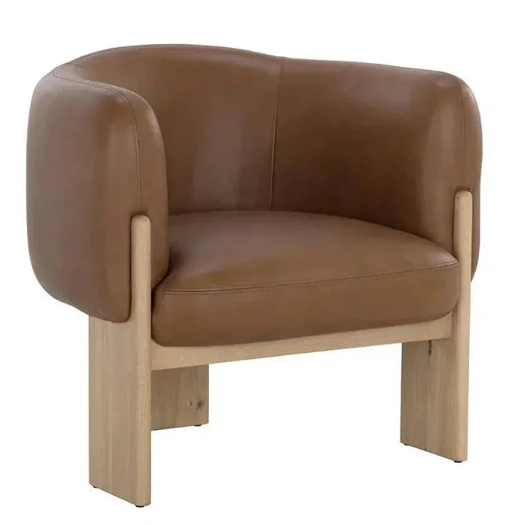 SUNPAN Trine Leather Luxurious Lounge Chair