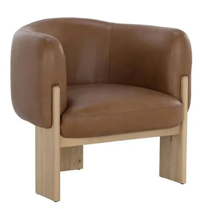 SUNPAN Trine Leather Luxurious Lounge Chair