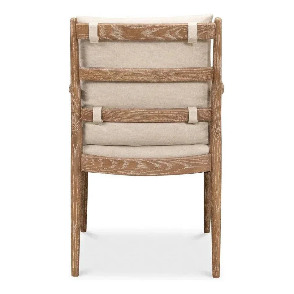 Sarreid Tugen Cream Dining Armchair