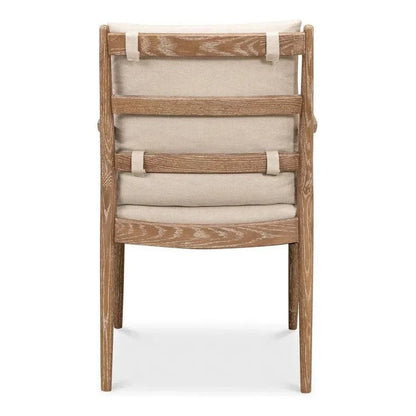 Sarreid Tugen Cream Dining Armchair