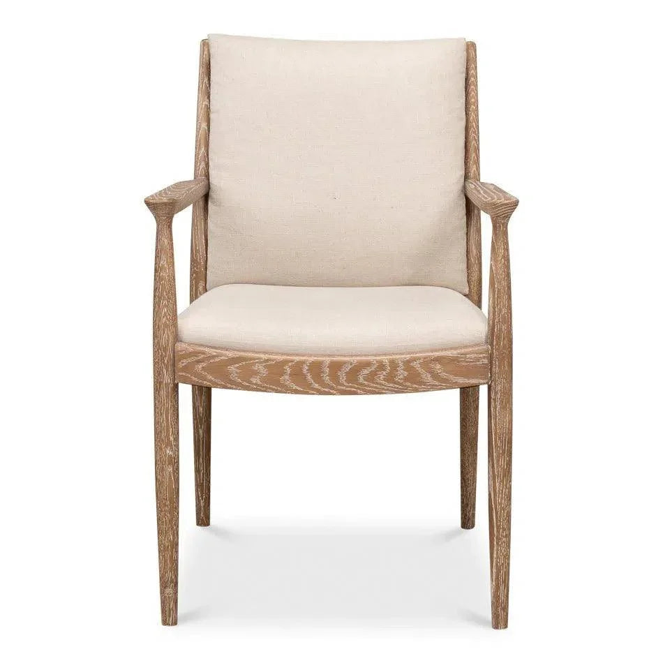 Sarreid Tugen Cream Dining Armchair