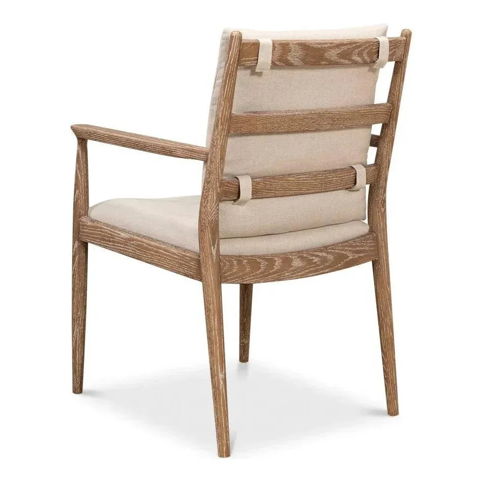 Sarreid Tugen Cream Dining Armchair
