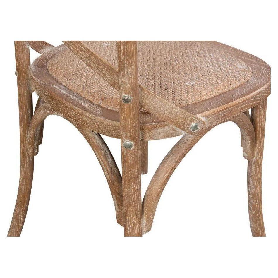 Sarreid Tuileries Wood Armless Dining Chair 2PC