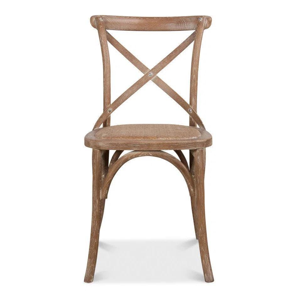 Sarreid Tuileries Wood Armless Dining Chair 2PC