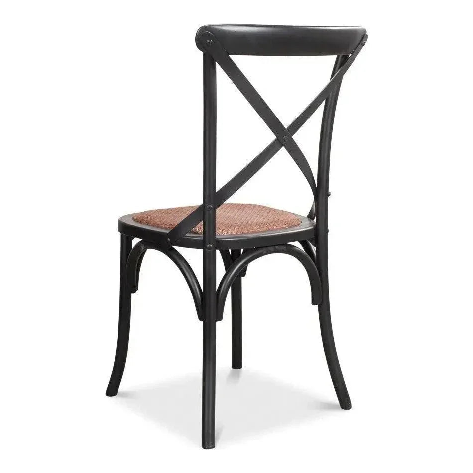 Sarreid Tuileries Wood Armless Dining Chair 2PC