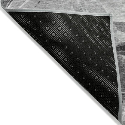 LOOMLAN Rugs Twillith Gray Washable Indoor-Outdoor Rug