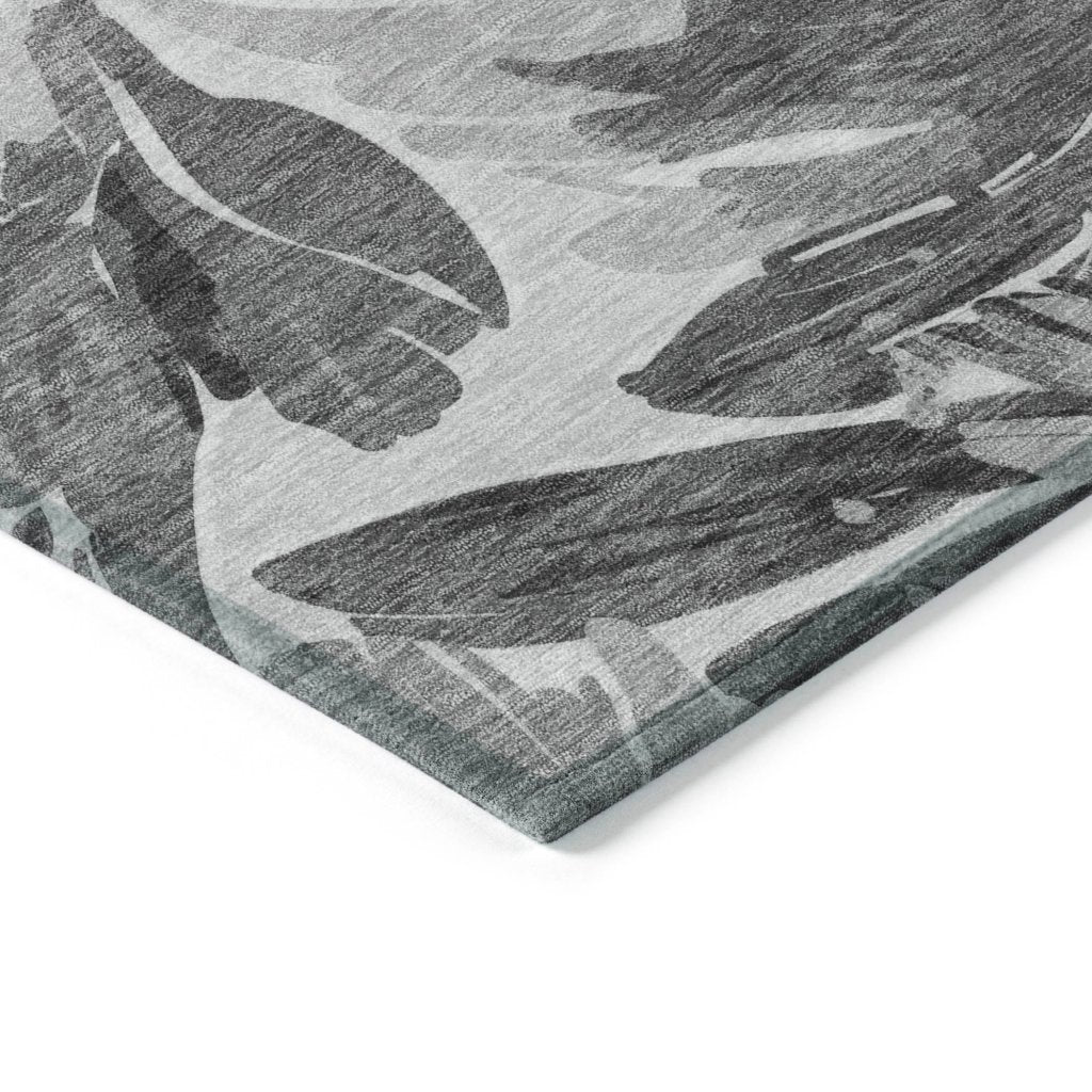 LOOMLAN Rugs Twillith Gray Washable Indoor-Outdoor Rug