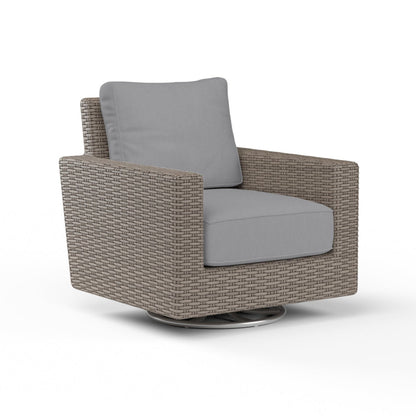 Coronado Sunbrella Upholstered Swivel Outdoor Rocker