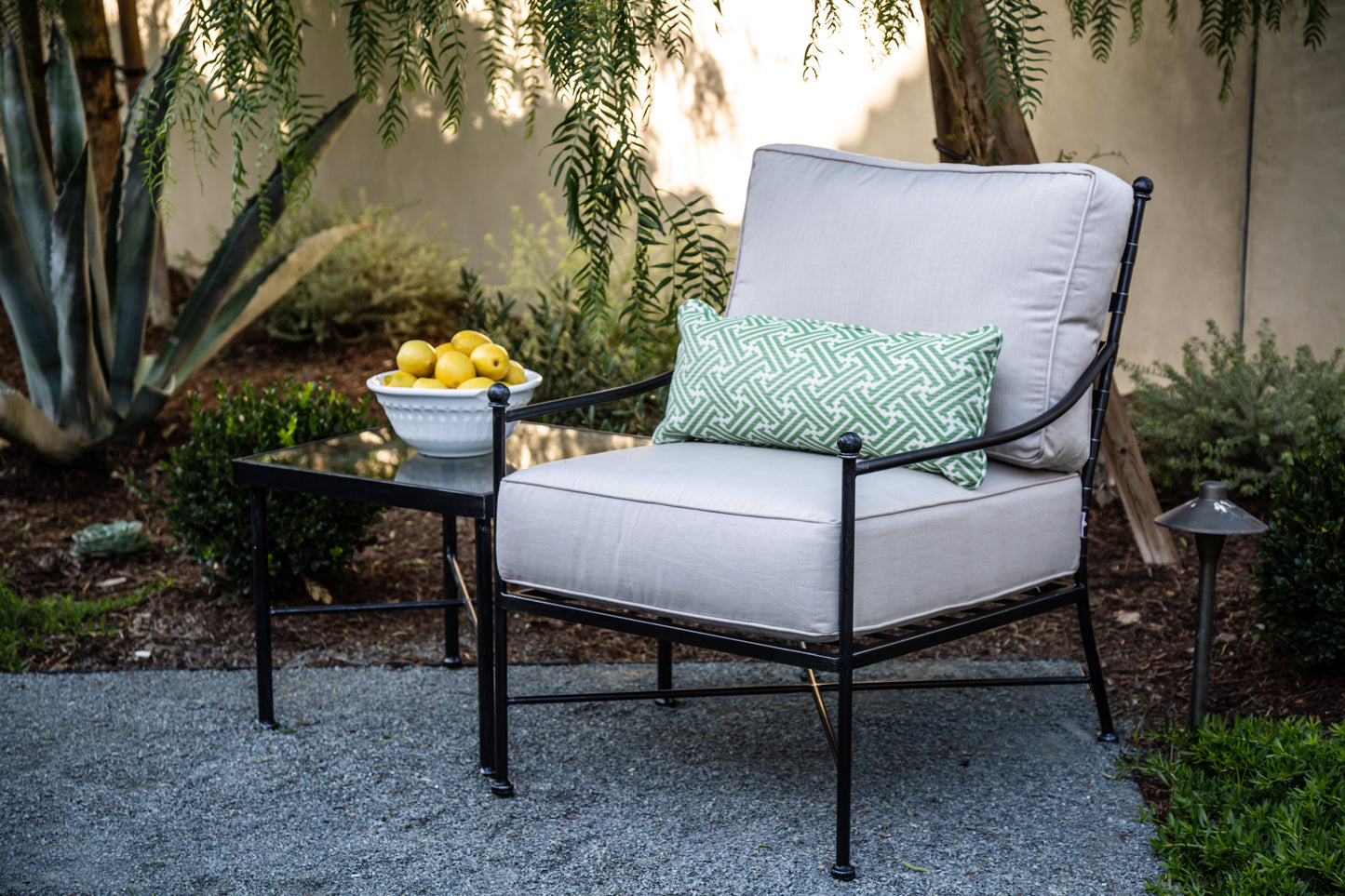 Provence Sunbrella Upholstered Comfortable Outdoor Club Chair