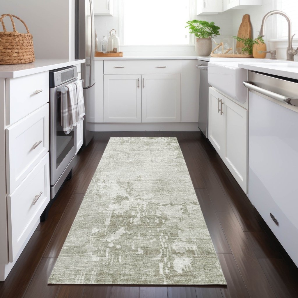 LOOMLAN Rugs Uma Ivory Washable Indoor-Outdoor Rug