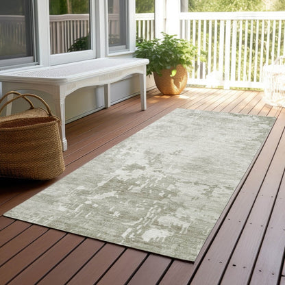 LOOMLAN Rugs Uma Ivory Washable Indoor-Outdoor Rug
