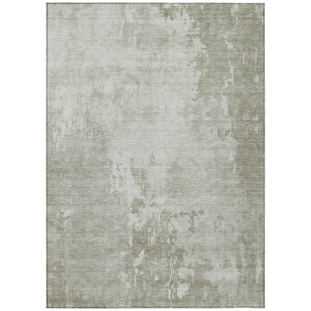 LOOMLAN Rugs Uma Ivory Washable Indoor-Outdoor Rug