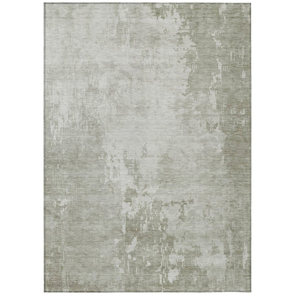 LOOMLAN Rugs Uma Ivory Washable Indoor-Outdoor Rug