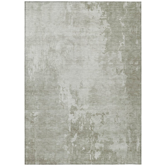 LOOMLAN Rugs Uma Ivory Washable Indoor-Outdoor Rug