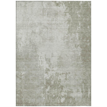 LOOMLAN Rugs Uma Ivory Washable Indoor-Outdoor Rug