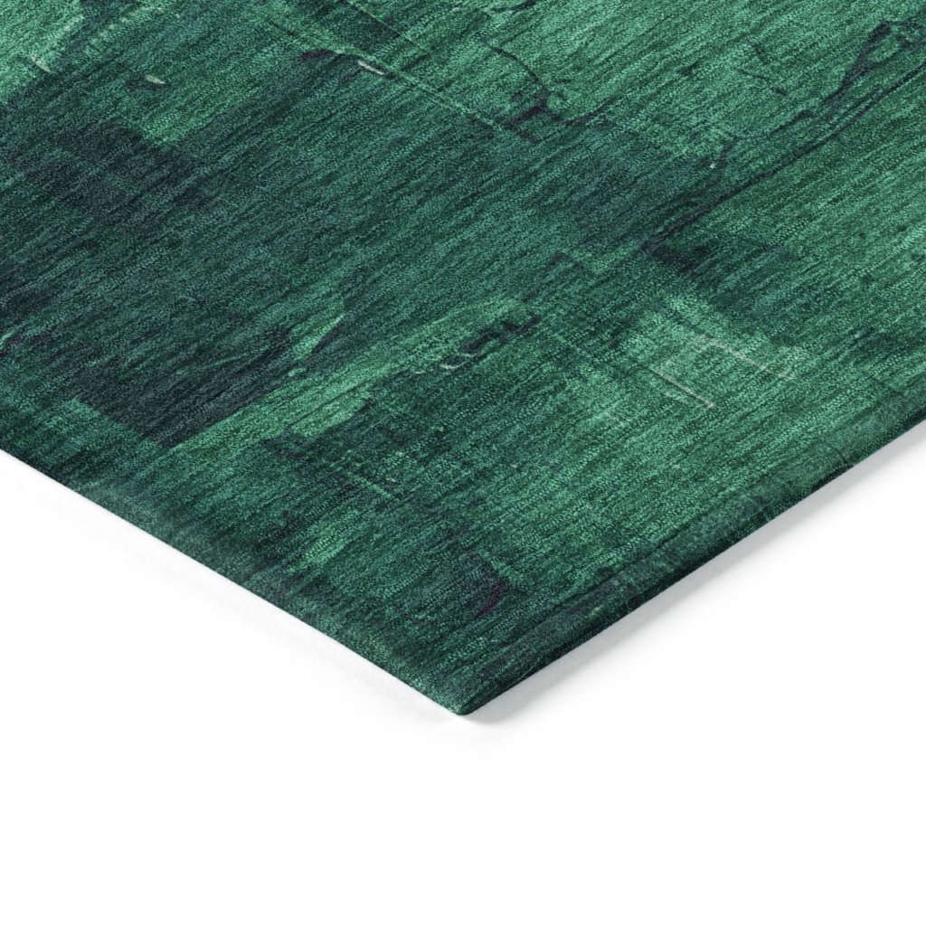 LOOMLAN Rugs Umberelle Purple Washable Indoor-Outdoor Rug