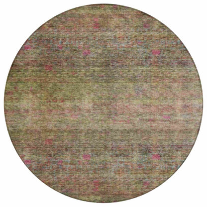 Umbrea Green Washable Indoor - Outdoor Rug - LOOMLAN - LOOMLAN Rugs - Outdoor Rugs