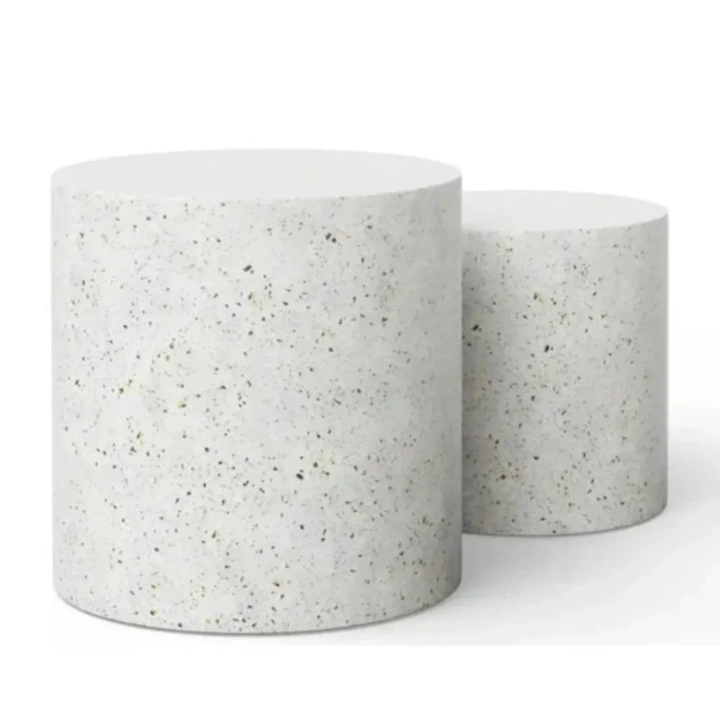 Urbia Una Aesthetic Concrete Outdoor Pedestal 2PC
