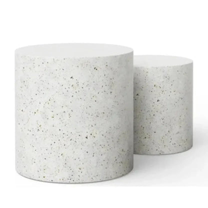 Urbia Una Aesthetic Concrete Outdoor Pedestal 2PC