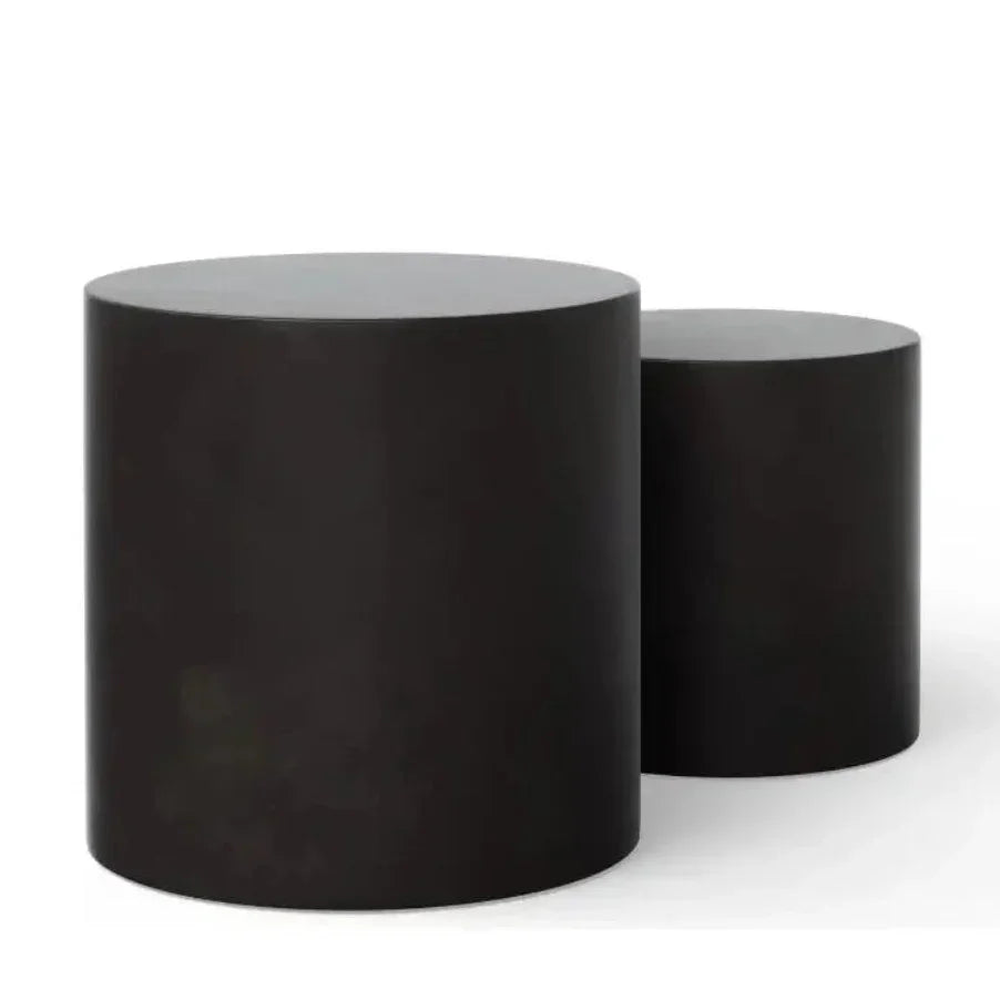 Urbia Una Aesthetic Concrete Outdoor Pedestal 2PC