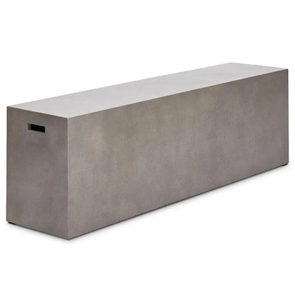 Urbia Una Concrete Outdoor Dark Grey Bench