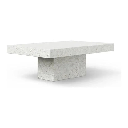 Urbia Una Minimalist Ivory Outdoor Coffee Table