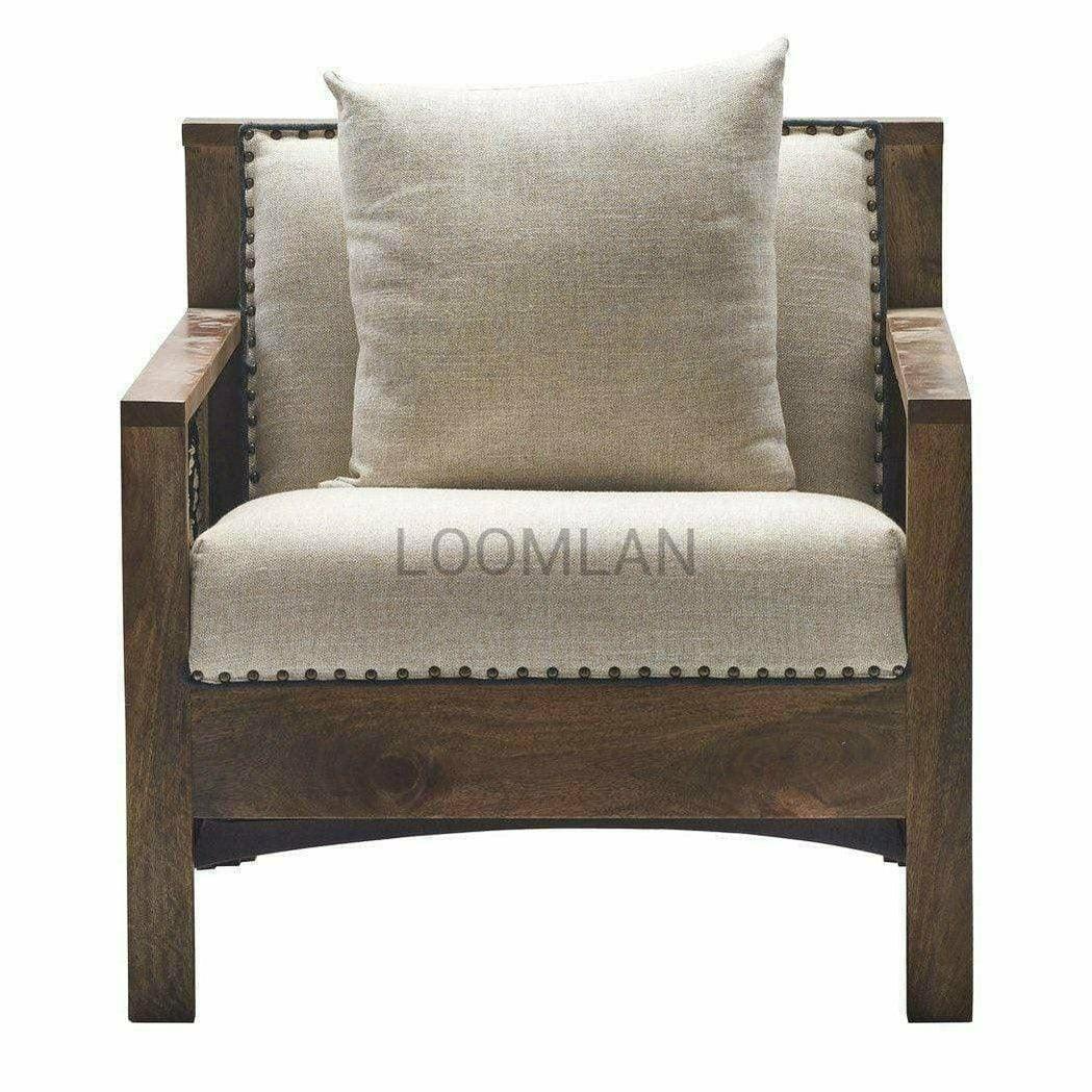 Unique Boho Chic Accent Chair With Throw Pillow Dark Base - Sideboards and Things Accents_Natural, Brand_LOOMLAN Home, Color_Black, Color_Brown, Color_Tan, Features_Exposed Wood, Legs Material_Wood, Materials_Rope, Product Type_Club Chair, Upholstery Type_Rope, Wood Species_Mango