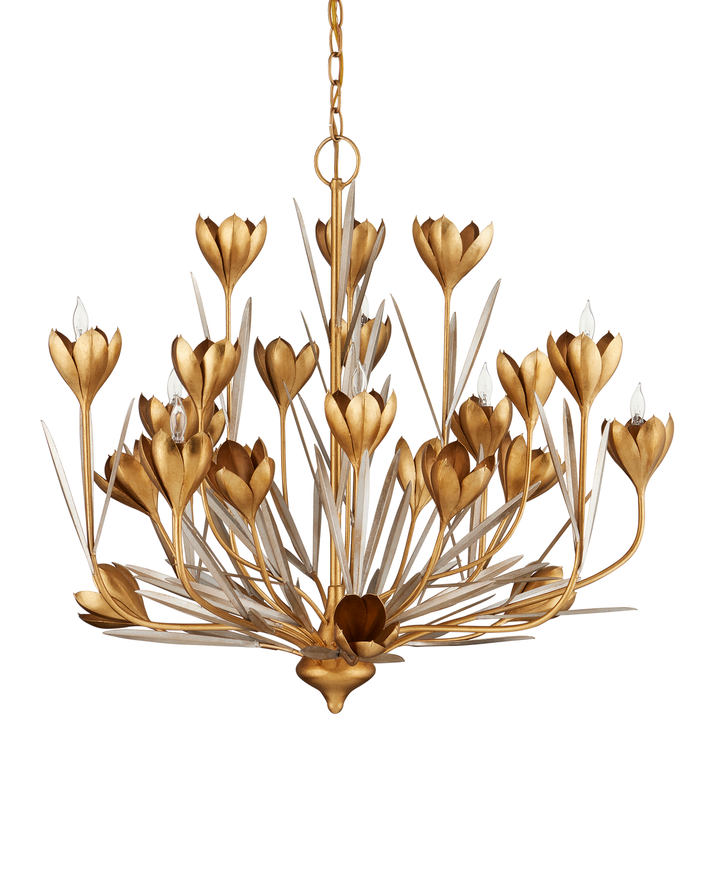 Hortensia Iron Gold Chandelier